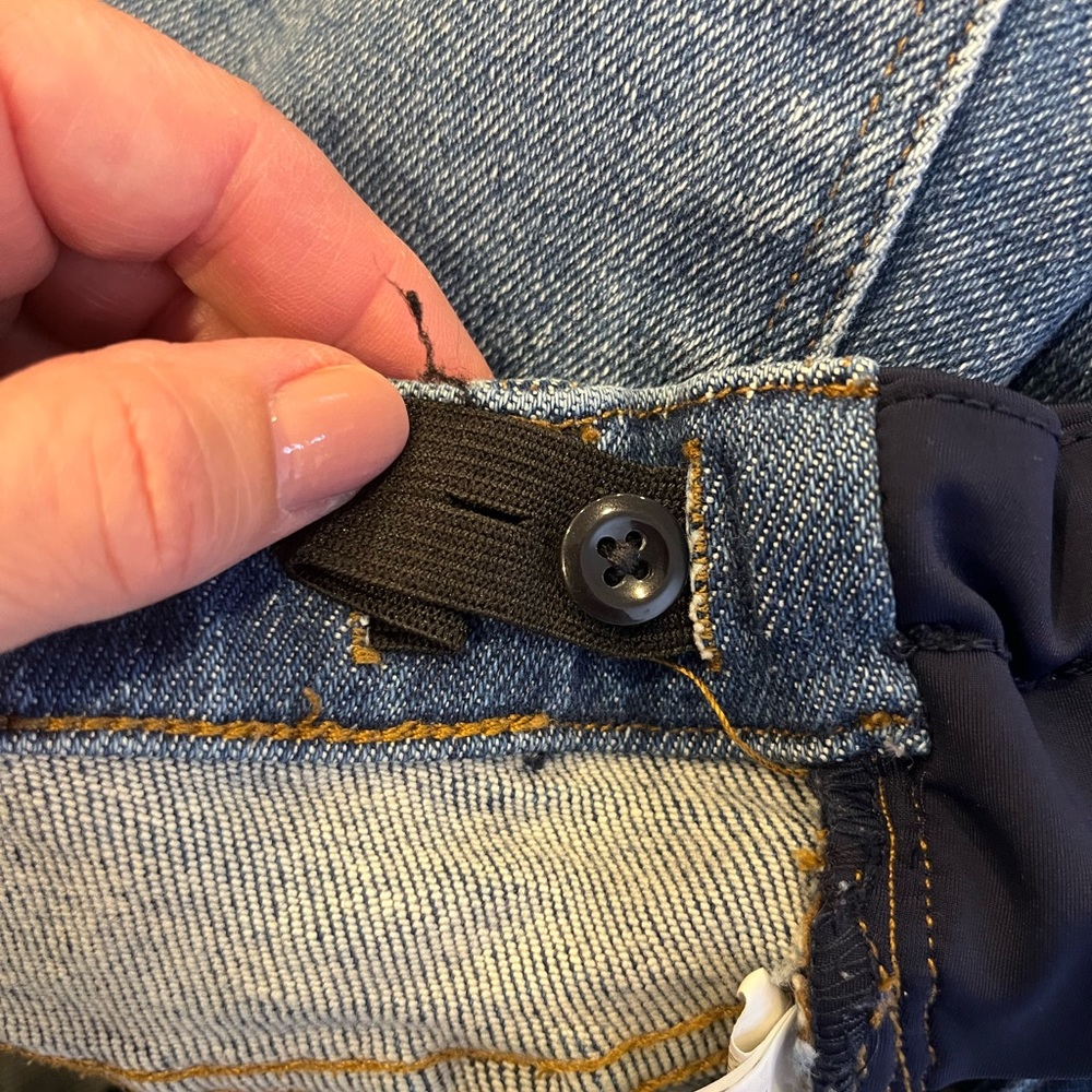 Madewell Side Panel Adjustable Maternity Jeans - image 4